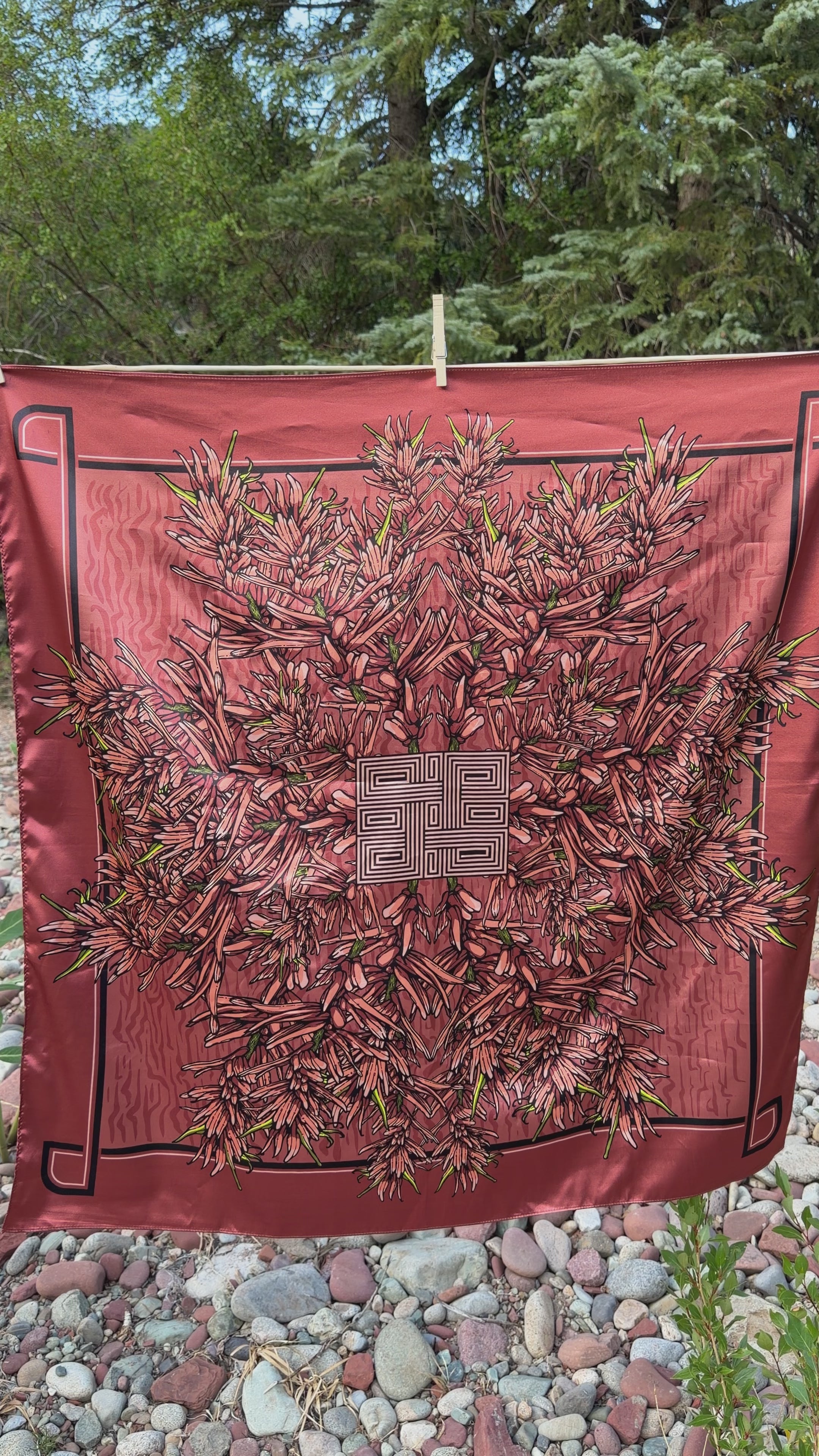 Indian Paintbrush Vision Scarf
